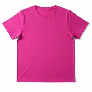 NWT Babaton Aritzia Martini Eros Pink Barbie Shortsleeve    cotton Top XL